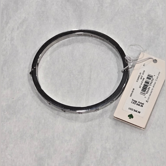Kate Spade Set In Stone Hinged Bangle - Picture 7 of 7